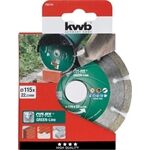 KWB Diamant-Trennscheibe GREEN LINE segm. D115mm