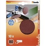 KWB Klett-Haftscheiben ungelocht D115mmK80 Inh ;10