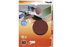 KWB Klett-Haftscheiben ungelocht D115mmK80 Inh ;10