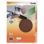 KWB Klett-Haftscheiben ungelocht D125mmK80 Inh5