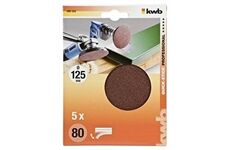 KWB Klett-Haftscheiben ungelocht D125mmK80 Inh5