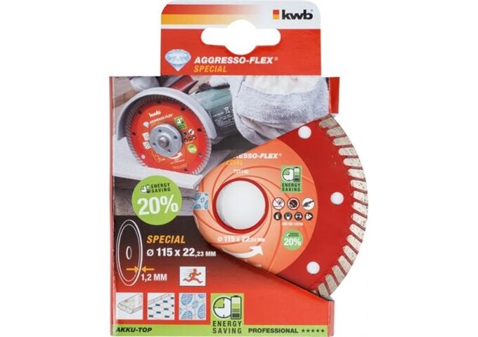 KWB Diamant-Trennscheibe dünn D115x1.2mm