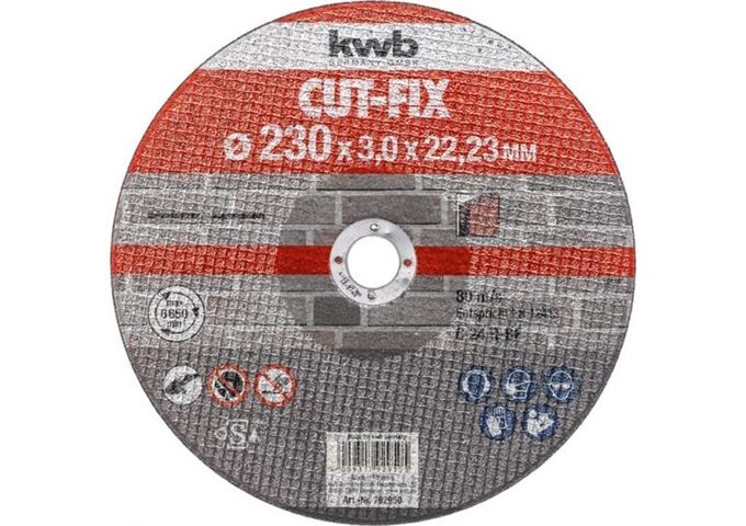 KWB CUT FIX Trennscheibe Stein D230x3x22mm