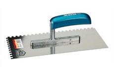 KWB Glättekelle rostfrei 280x130mm gezahnt 10mm
