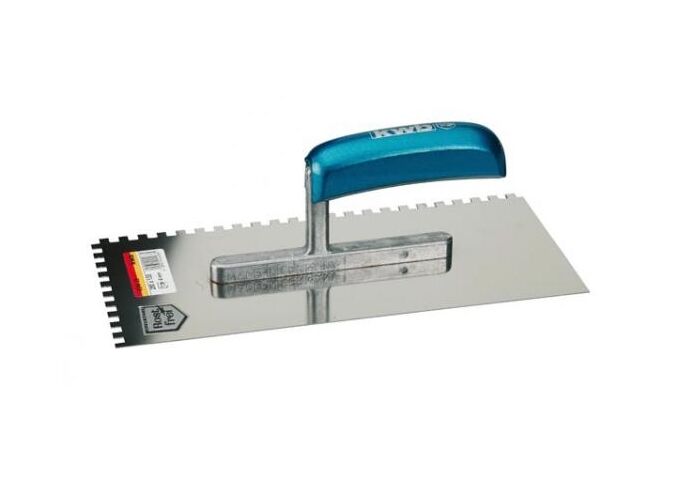 KWB Glättekelle rostfrei 280x130mm gezahnt 10mm