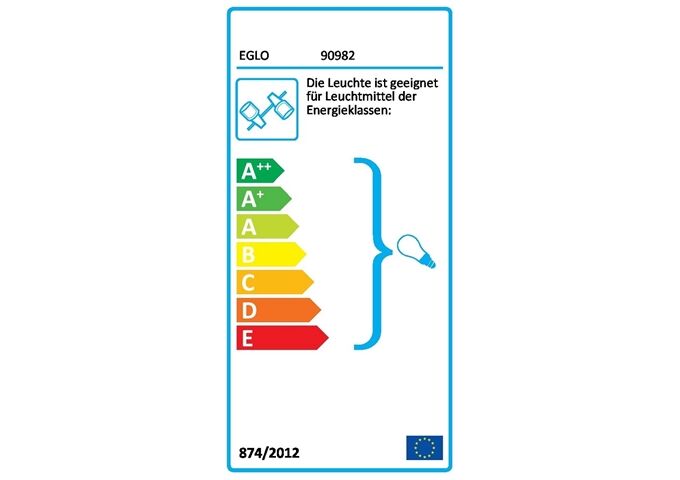 EGLO Wandspot Enea 1flm B70xL190mm, max.1x40W E14 excl