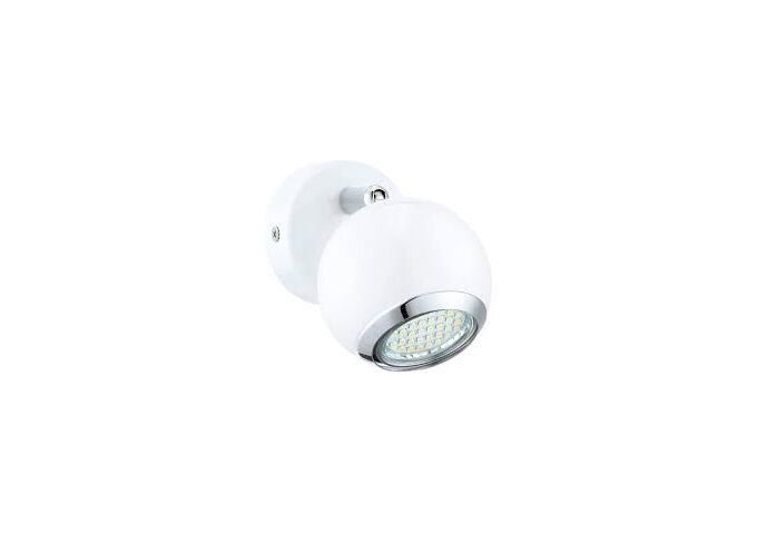  Wandleuchte Bimeda Ø 7 cm, ws/chrom,GU10-LED