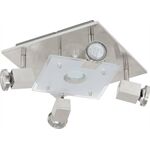  LED Deckenleuchte Pawedo,eckig 5x3W, L27xB27cm, ni