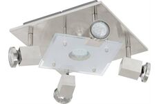 LED Deckenleuchte Pawedo,eckig 5x3W, L27xB27cm, ni