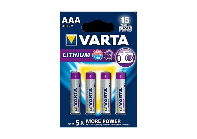 VARTA ULTRA LITHIUM AAA Blister 4