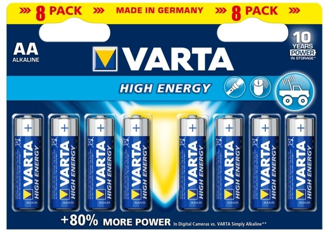 VARTA LONGLIFE Power AA Blister 8