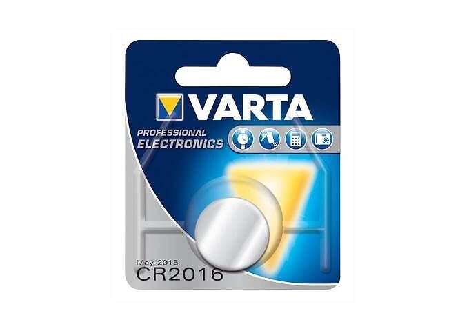 VARTA ELECTRONICS CR2016 Blister 1