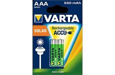 VARTA RECHARGE ACCU Solar AAA 550mAh Blister 2