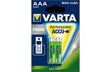 VARTA RECHARGE ACCU Phone AAA 800mAh Blister 2