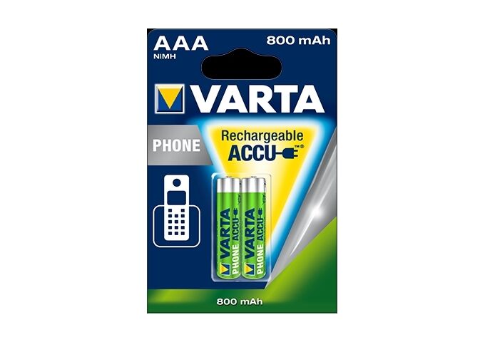 VARTA RECHARGE ACCU Phone AAA 800mAh Blister 2