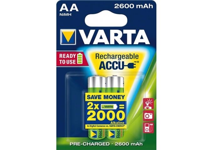 VARTA RECHARGE ACCU Power AA 2600mAh Blister 2