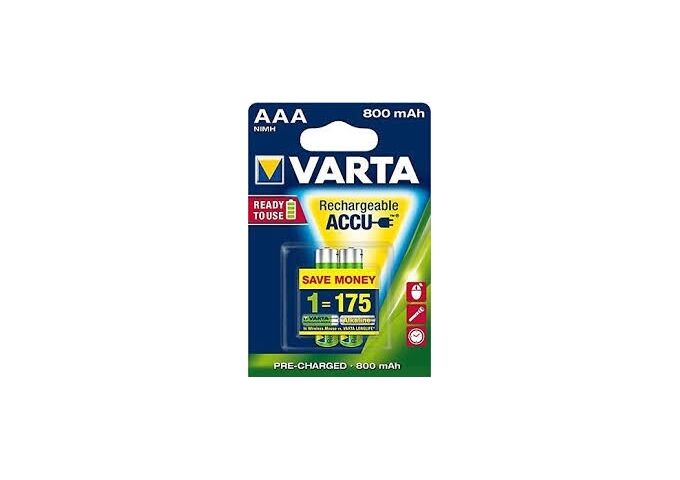 VARTA RECHARGE ACCU Power AAA 800mAh Blister 2