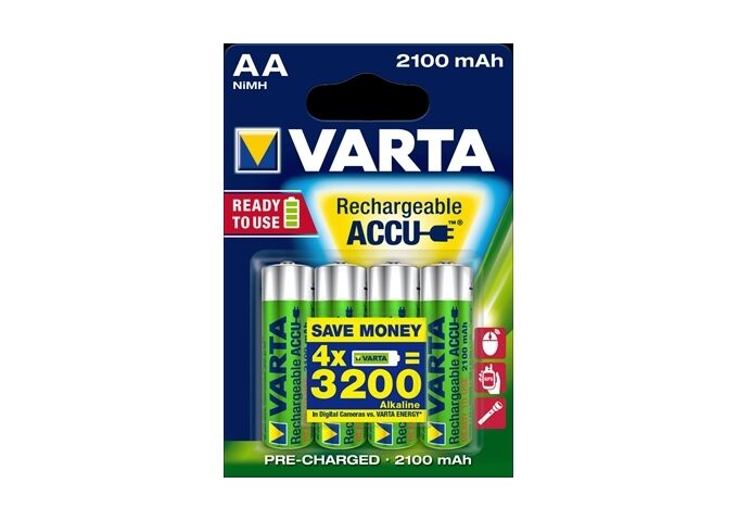 VARTA RECHARGE ACCU Power AA 2100mAh Blister 4