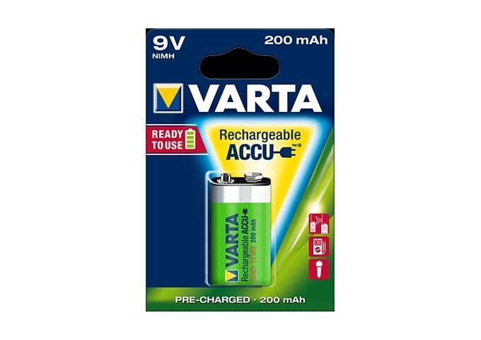 VARTA RECHARGE ACCU Power 9V 200mAhBlister 1