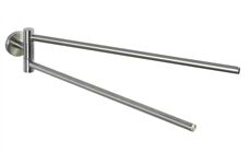 Wenko Handtuchhalter m. 2 Armen Bosio, Edelstahl
