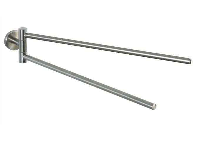 Wenko Handtuchhalter m. 2 Armen Bosio, Edelstahl