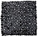 Wenko Duscheinlage Paradise Black 54x54 cm