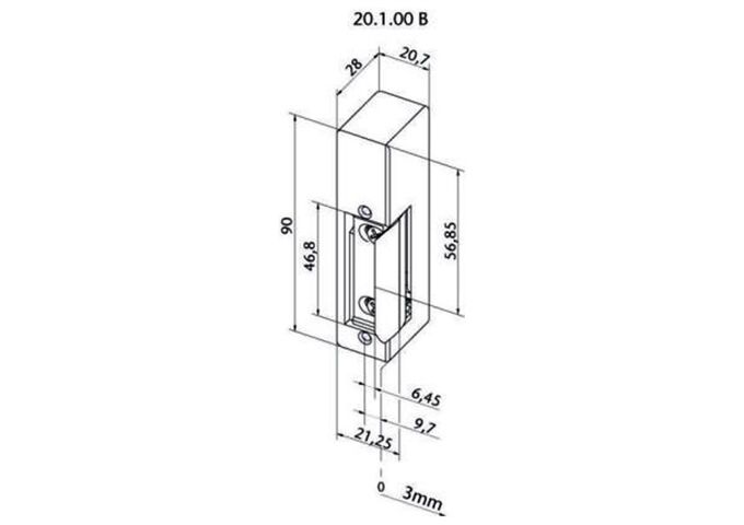 Abus elektrischer Türöffner ET50 SB