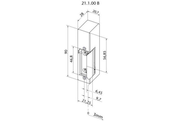 Abus elektrischer Türöffner ET60 SB