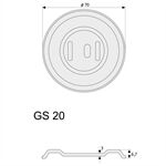 Abus Gitterrostsicherung GS20 SB