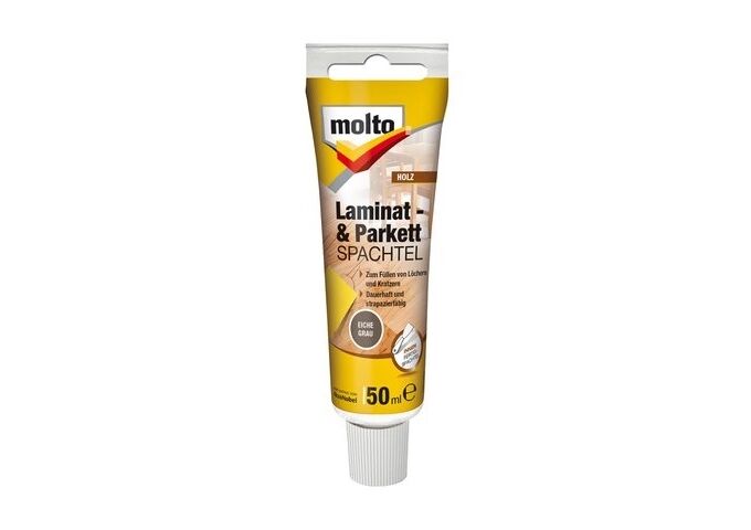 Molto Laminat & Parkett Spachtel 50 ml, Silbergrau