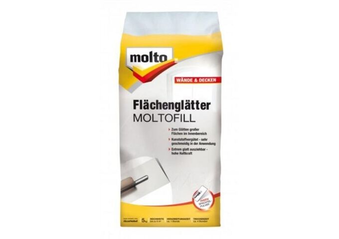 Molto Flächenglätter-Moltofill Pulver 5-KG