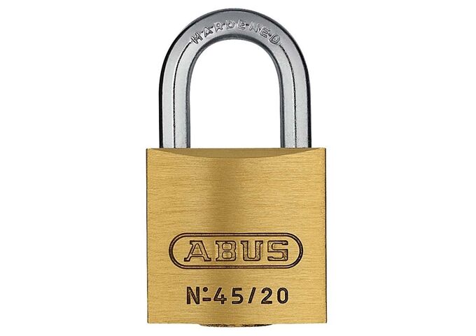 Abus Messing-Hangschloss gleich- schließend 45/20 Tripl