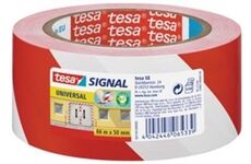 tesa Signal Markierungsklebeb. Premium rot/weiß 66