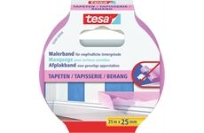 Tesa Malerband Tapeten rosa 25 m; 25 mm