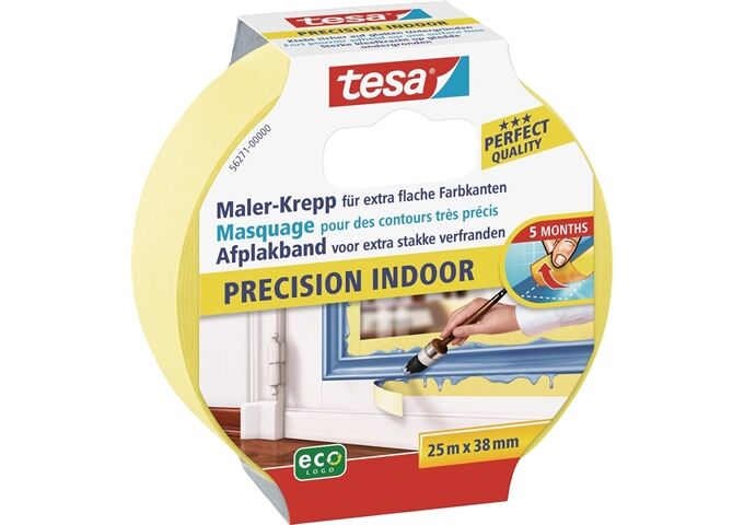 Tesa Malerband Innen gelb 25 m ;38 mm