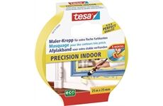Tesa Malerband Innen gelb 25 m  ;25 mm