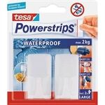  tesa Powerstrips® Waterproof HakenWave, weiß