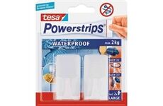 tesa Powerstrips® Waterproof HakenWave, weiß