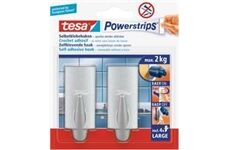 Tesa System-Haken Trend, chrom 2 Stück