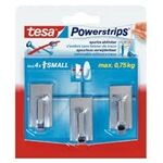 Tesa Powerstrips Mini-Hakenclassicchrom