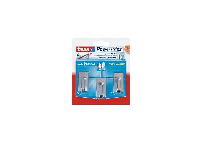 Tesa Powerstrips Mini-Hakenclassicchrom