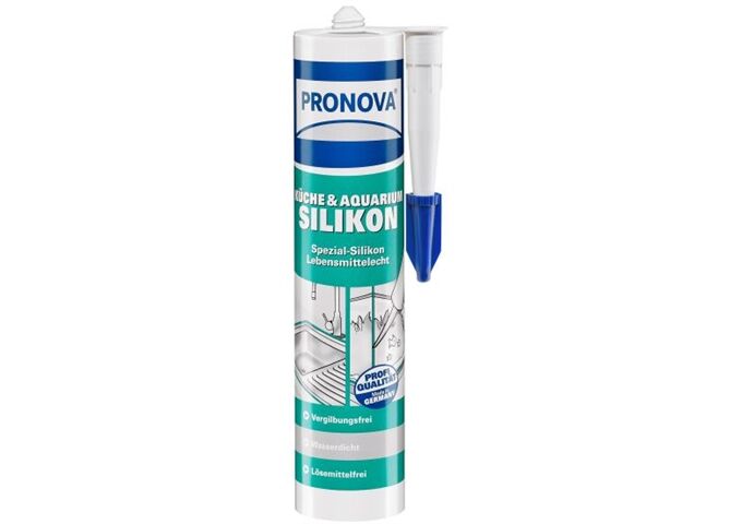 Pronova PN Küche & Aquariumsilikon 300 ml,Weiß