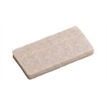 Metafranc Parkettgleiter selbstklebend 20x40mm, beige, 8 St.