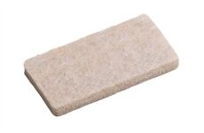 Metafranc Parkettgleiter selbstklebend 20x40mm, beige, 8 St.