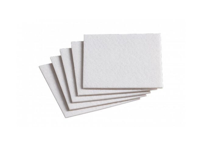 Metafranc Filzzuschnitt 100x100 mm, weiss, 5St.