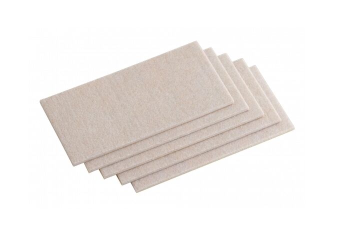 Metafranc Filzzuschnitt 100x200 mm, beige, 5St.
