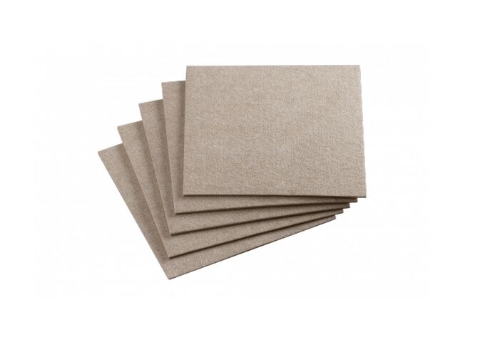 Metafranc Filzzuschnitt 200x200mm, beige, 5 St.